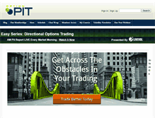 Tablet Screenshot of optionpit.com